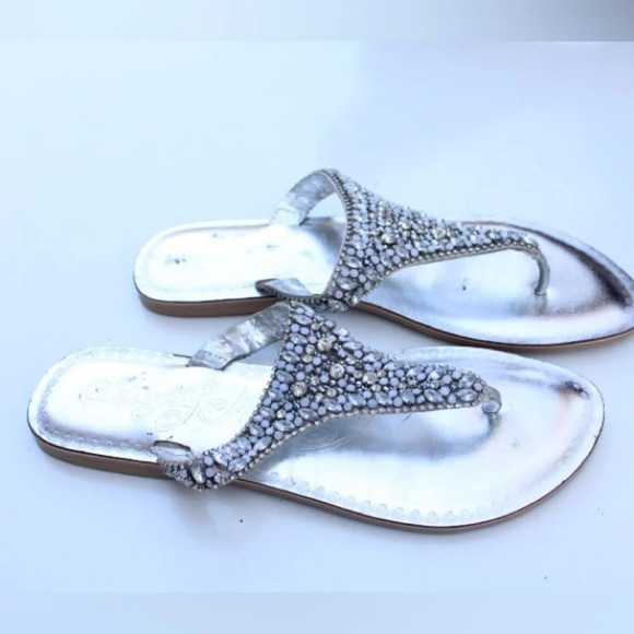 Naughty Monkey jeweled sandals - Picture 1 of 11